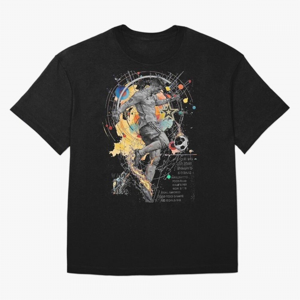 Cristiano Ronaldo Football Playmaker Oversized T-Shirt Represent Fans Who Live for Match Day Hype around FIFA World Cup 2026, Haaland, Portugal, Stadium Memories, Football Loyalty, International Chants and Championship Tradition; Perfect for People
