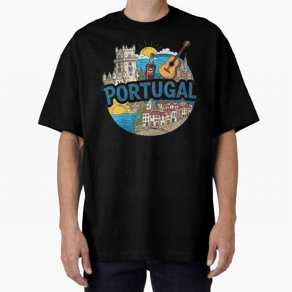 PORTUGAL Oversized T-Shirt Upgrade the FIFA World Cup 2026 Journey through Messi, CR7 and Mbappe Highlights, Netherlands Pride, Stadium Chants, National Pride, Trophy Dreams and Unforgettable Football Memories; Great for Supporters Who Love