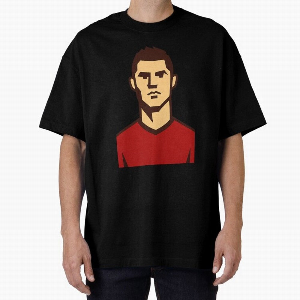 cristiano 2 Oversized T-Shirt Show Passion for the Stars of Global Football Passion for FIFA World Cup 2026 USA Canada Mexico, Celebrating Mbappe and Neymar, England, France and Netherlands, Football Passion, Legendary Performances, Festival Vibes