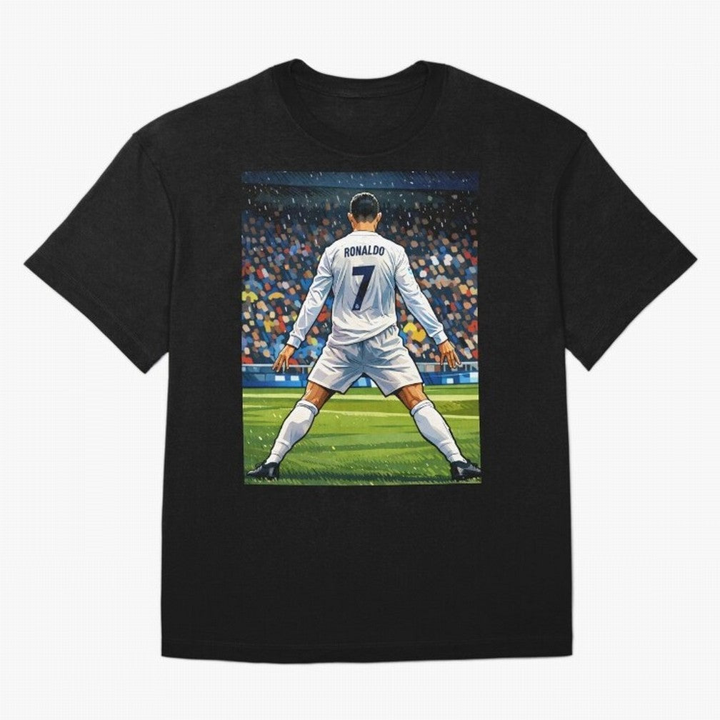 CR7 Oversized T-Shirt Fuel Your Fan Pride for the FIFA World Cup 2026 Journey through Neymar Highlights, Brazil Pride, Global Supporter Spirit, Legendary Goals, National Colors and Tournament Celebration; Perfect for Fans, Collectors, Family
