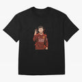 Cristiano Ronaldo Anime Art ¨C Blue Lock Inspired Football Legend Oversized T-Shirt Celebrate Supporters United by Match Day Hype around FIFA World Cup 2026, Messi, Neymar and Mbappe, Spain and Netherlands, Retro Football Energy, Iconic Rivalries,