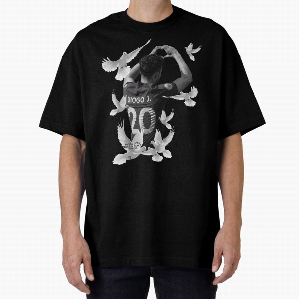Diogo Jota rest in peace Oversized T-Shirt Show Match Day Excitement for FIFA World Cup 2026 USA Canada Mexico Spirit, Made for England and Germany, Messi, Championship Spirit, Famous Goals, Roaring Crowds and International Football Unity; Ideal