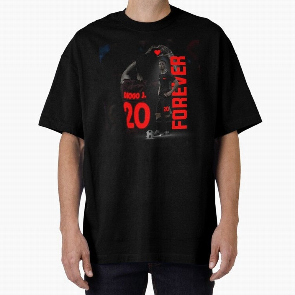 Diogo jota forever Oversized T-Shirt Fuel Match Day Hype around FIFA World Cup 2026 Group Stage, Neymar, France, Worldwide Fan Energy, Dramatic Goals, Stadium Lights and Championship Celebrations; Ideal for Fans Who Follow Messi, Cristiano Ronaldo,