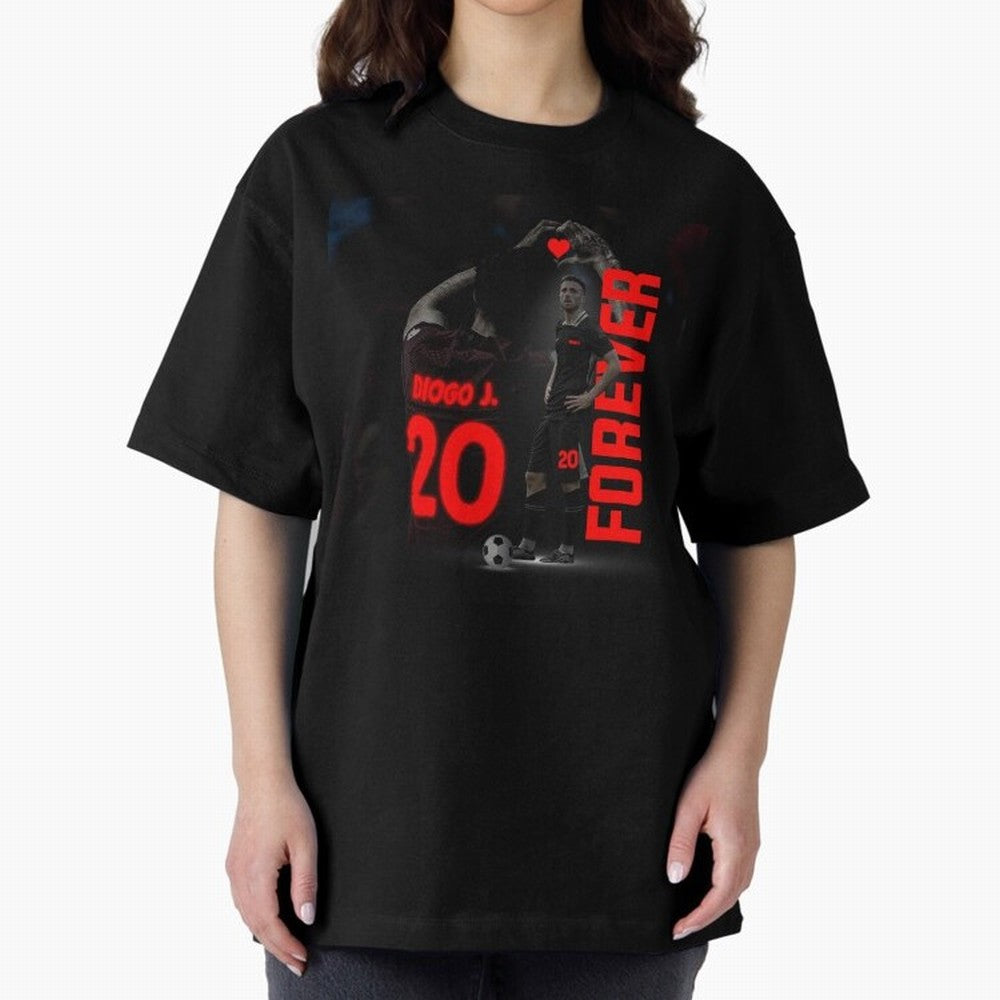 Diogo jota forever Oversized T-Shirt Fuel Match Day Hype around FIFA World Cup 2026 Group Stage, Neymar, France, Worldwide Fan Energy, Dramatic Goals, Stadium Lights and Championship Celebrations; Ideal for Fans Who Follow Messi, Cristiano Ronaldo,