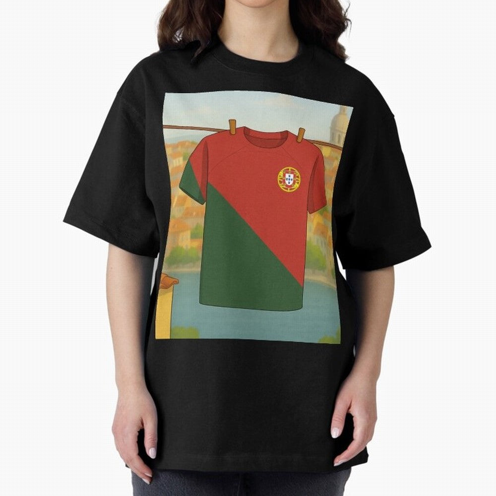 Our Love for Portugal Will never fade Oversized T-Shirt Carry the Dream of FIFA World Cup 2026 USA Canada Mexico Spirit, Capturing Germany, Messi and Cristiano Ronaldo, Champion Mindset, Group Stage Buzz, Knockout Tension and Passionate Fan