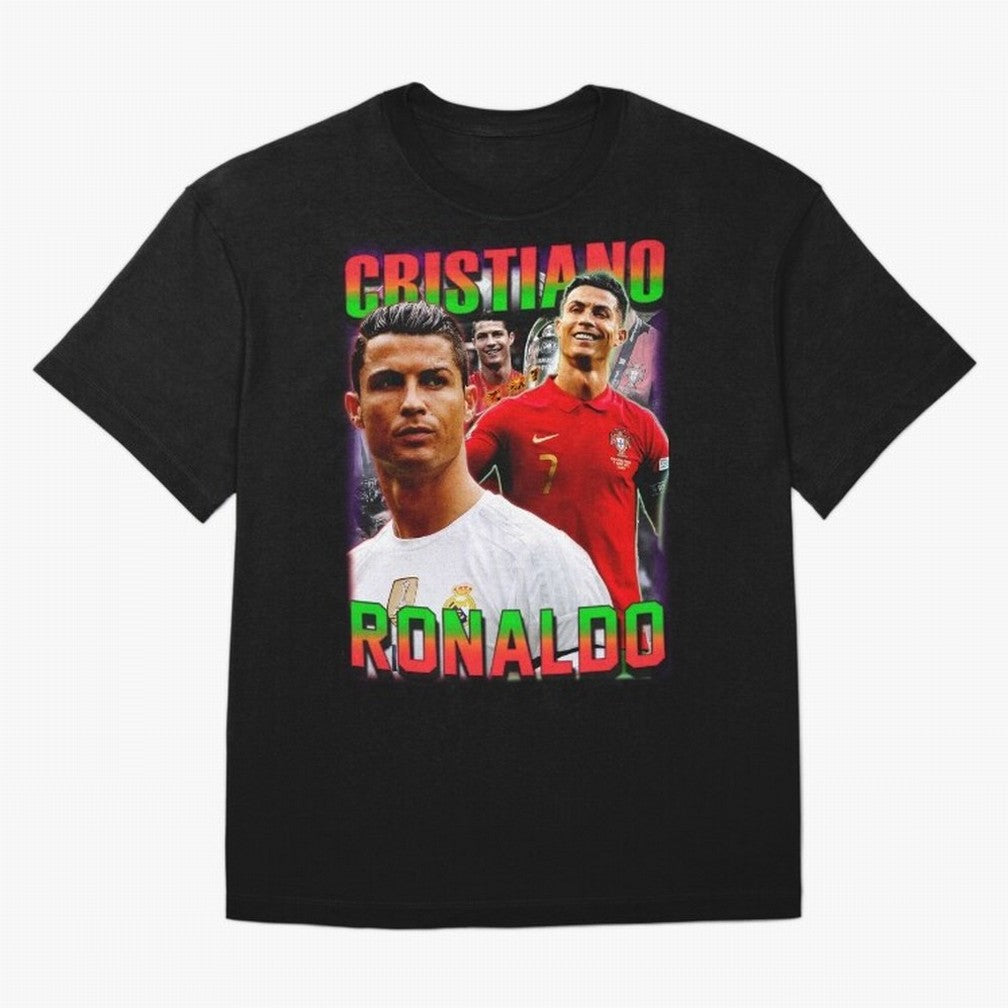 Cristiano Ronaldo Graphic Oversized T-Shirt Bring a Champion Mindset to FIFA World Cup 2026 Group Stage Spirit, Celebrating Spain and Netherlands, Messi and Cristiano Ronaldo, Champion Mindset, Group Stage Buzz, Knockout Tension and Passionate Fan