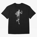 Cristiano Ronaldo Black and White Version Oversized T-Shirt Honor the Football Icons of FIFA World Cup 2026 for Fans of Cristiano Ronaldo and Germany, Bringing Football Festival Excitement, Trophy Ambitions, Country Rivalries and Star Player Buzz;