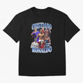 Cristiano Ronaldo GOAT Oversized T-Shirt Honor the Football Icons of the FIFA World Cup 2026 USA Canada Mexico Journey through CR7 Highlights, Portugal, Spain and Germany Pride, Football Festival Excitement, Trophy Ambitions, Country Rivalries and