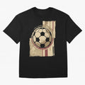 Soccer ball Oversized T-Shirt Represent Fans Who Live for Match Day Hype around FIFA World Cup 2026 USA Canada Mexico, Neymar, Haaland and Cristiano Ronaldo, Netherlands, Classic Soccer Heritage, Championship Pressure, Fan Loyalty and International