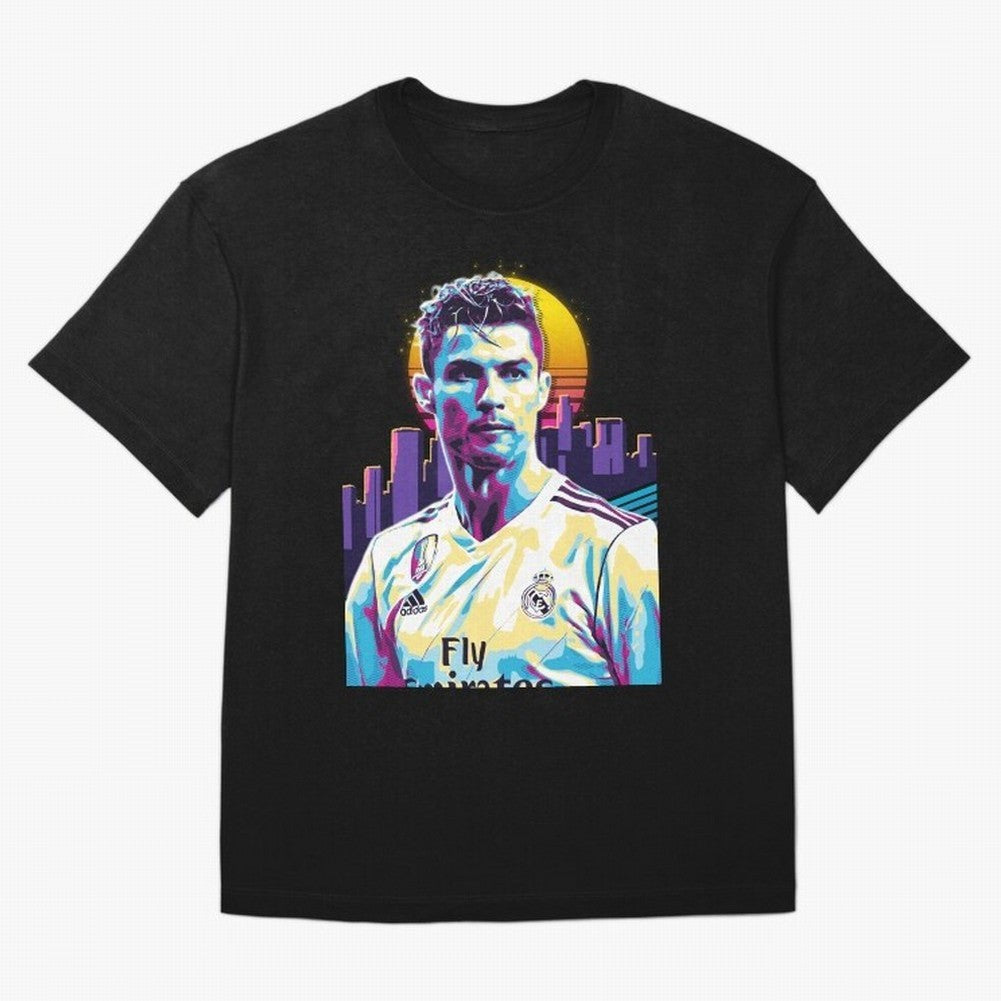 Christiano Ronaldo retro Oversized T-Shirt Show Love for Legendary Goals in FIFA World Cup 2026 USA Canada Mexico Featuring Messi, England and Germany Energy, Football Passion, Legendary Performances, Festival Vibes and Supporter Community; Ideal