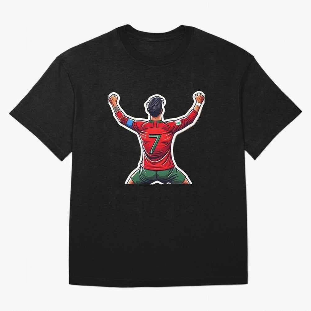 Ronaldo 7 Oversized T-Shirt Create the FIFA World Cup 2026 Journey through Mbappe and Neymar Highlights, Brazil Pride, Football History, Final Match Energy, Crowd Noise and Once in a Lifetime Moments; Built for Supporters Chasing Trophy Dreams,
