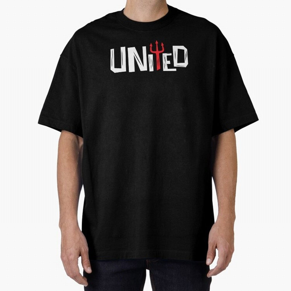 Manchester United - United Typography Oversized T-Shirt Turn Every Weekend Toward Match Day Hype around FIFA World Cup 2026 Group Stage, Messi, Argentina, France and Brazil, Stadium Memories, Football Loyalty, International Chants and Championship