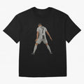 Cristiano Ronaldo Iconic Celebration Oversized T-Shirt Upgrade FIFA World Cup 2026 Spirit, Capturing France and Portugal, Messi, CR7 and Mbappe, Stadium Chants, National Pride, Trophy Dreams and Unforgettable Football Memories; Ideal for Football
