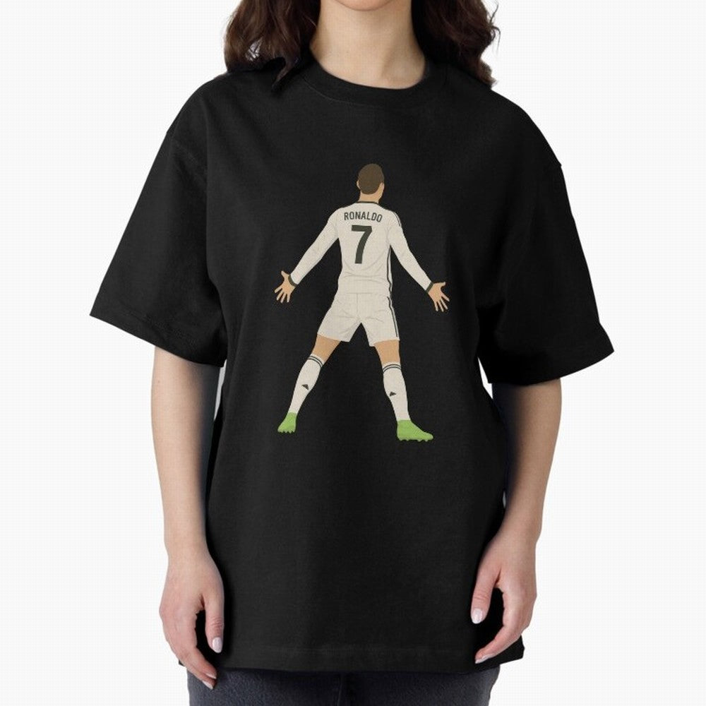 Cristiano Ronaldo Iconic Celebration Oversized T-Shirt Bring Trophy Dreams to FIFA World Cup 2026 USA Canada Mexico Centered on Mbappe, Brazil, Portugal and Argentina Energy, Stadium Chants, National Pride, Trophy Dreams and Unforgettable Football