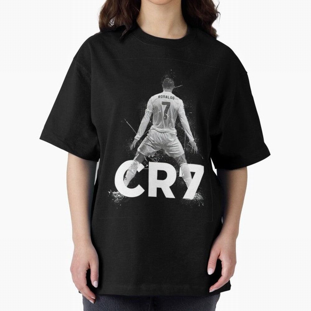 CR7 Oversized T-Shirt Fuel Your Fan Pride for FIFA World Cup 2026 Group Stage for Fans of Haaland and Brazil, Bringing Global Supporter Spirit, Legendary Goals, National Colors and Tournament Celebration; Created for Match Day Parties, Soccer