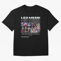 Leo Messi design Oversized T-Shirt Honor Football Greatness during Match Day Hype around FIFA World Cup 2026 USA Canada Mexico, Mbappe, England, Global Supporter Spirit, Legendary Goals, National Colors and Tournament Celebration; Created for Match