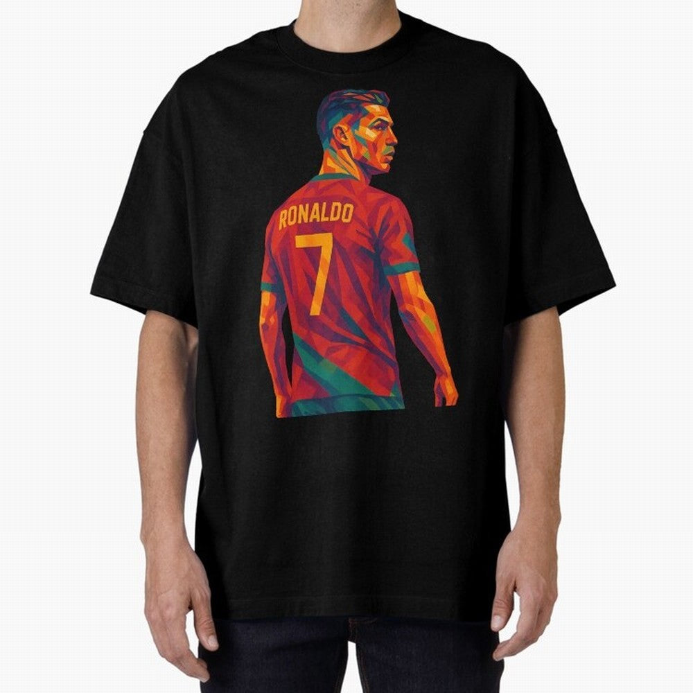 Cristiano Ronaldo Oversized T-Shirt Show Passion for the Stars of FIFA World Cup 2026 Group Stage Highlighting Neymar, Germany Energy, Goal Celebration Energy, Supporter Heritage, Football Icons and Worldwide Tournament Joy; Perfect for People Who