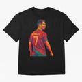 Cristiano Ronaldo Oversized T-Shirt Show Passion for the Stars of FIFA World Cup 2026 Group Stage Highlighting Neymar, Germany Energy, Goal Celebration Energy, Supporter Heritage, Football Icons and Worldwide Tournament Joy; Perfect for People Who