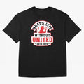What's Life Without Manchester United Oversized T-Shirt Capture Stadium Memories from Global Football Passion for FIFA World Cup 2026, Inspired by Cristiano Ronaldo, Haaland and CR7, Argentina and Brazil, Tournament Hype, Historic Matchups, Family
