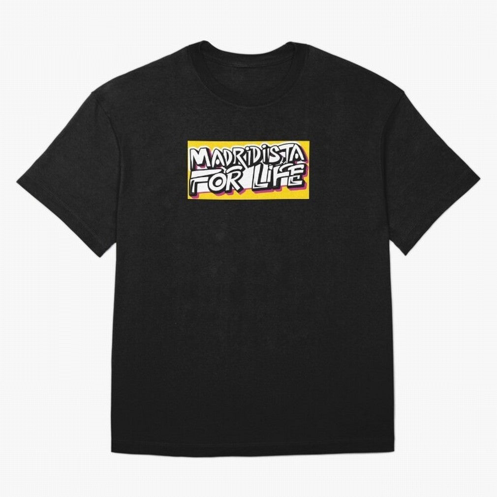 Madridista for Life Oversized T-Shirt Enjoy Match Day Hype around FIFA World Cup 2026 USA Canada Mexico, CR7 and Messi, France and Portugal, Tournament Hype, Historic Matchups, Family Viewing Parties and Global Sports Pride; Great for Watch