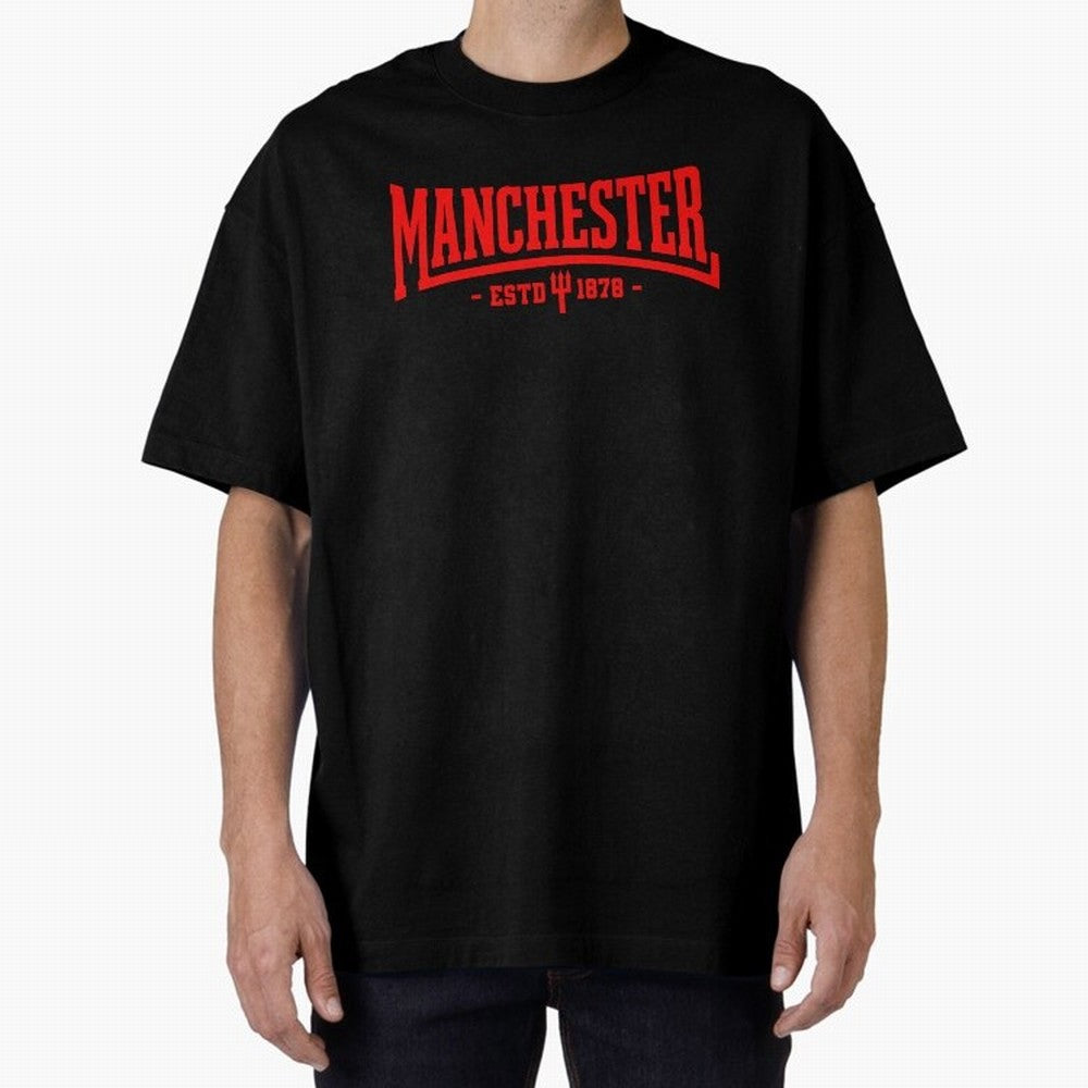 Manchester United 1878 Oversized T-Shirt Bring Retro Soccer Energy to FIFA World Cup 2026 Driven by Neymar, Haaland and Cristiano Ronaldo, Netherlands Energy, Tournament Hype, Historic Matchups, Family Viewing Parties and Global Sports Pride; Made