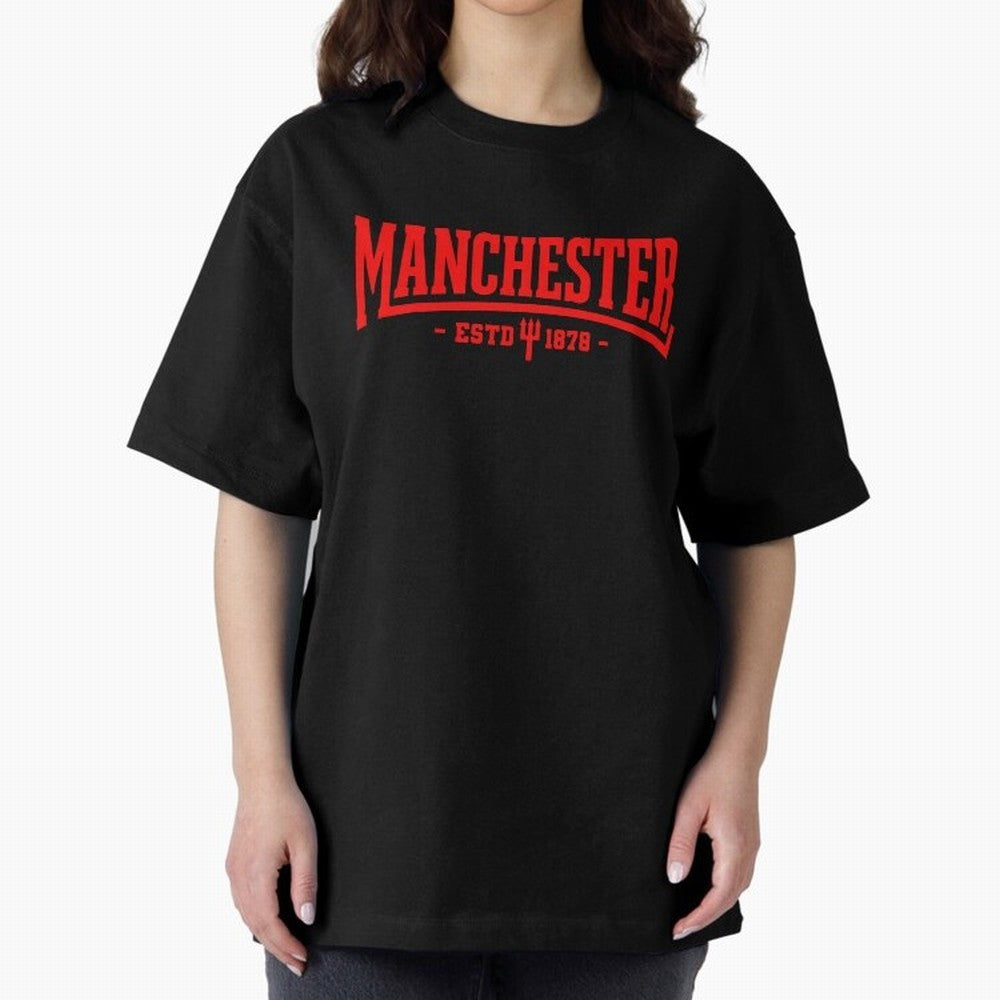 Manchester United 1878 Oversized T-Shirt Bring Retro Soccer Energy to FIFA World Cup 2026 Driven by Neymar, Haaland and Cristiano Ronaldo, Netherlands Energy, Tournament Hype, Historic Matchups, Family Viewing Parties and Global Sports Pride; Made