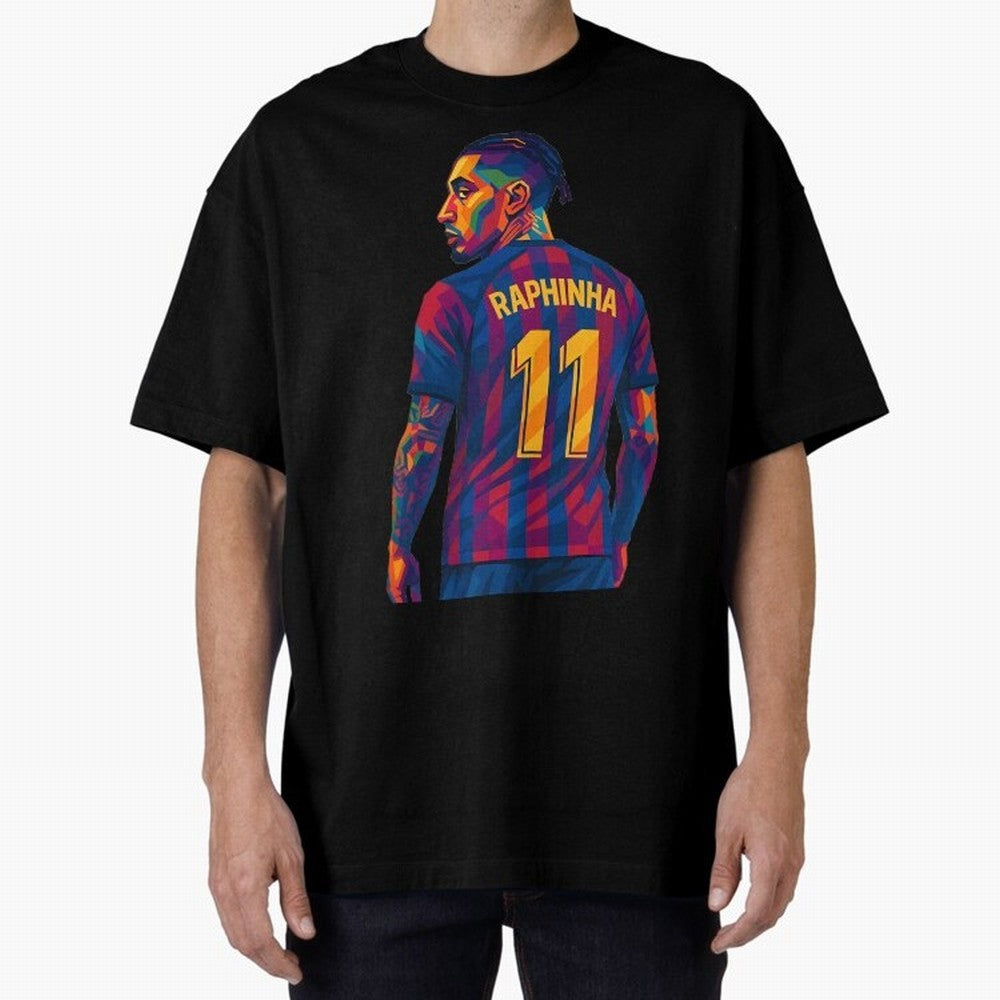 Raphinha Oversized T-Shirt Celebrate National Team Dreams in Global Football Passion for FIFA World Cup 2026 Group Stage, Built around Neymar, England, France and Netherlands, Global Supporter Spirit, Legendary Goals, National Colors and Tournament