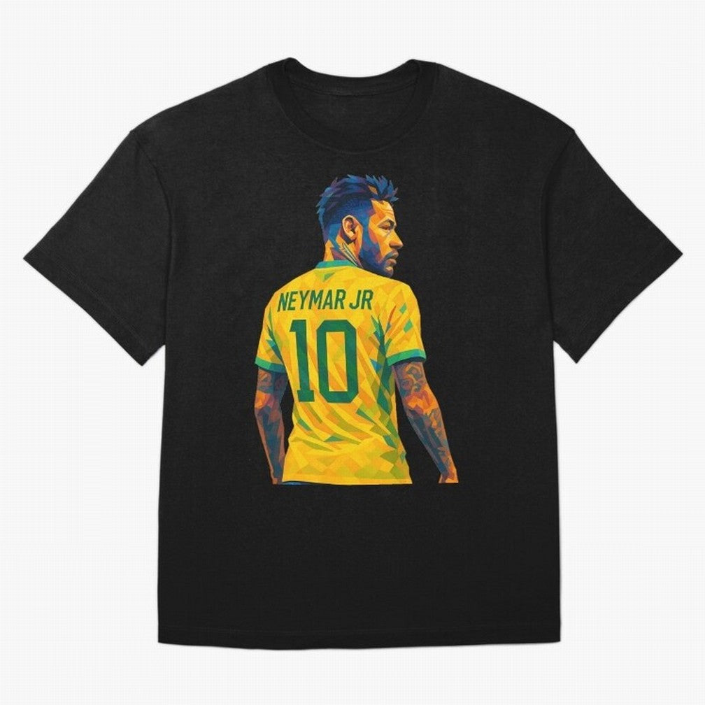 Neymar Jr Oversized T-Shirt Celebrate the Magic of FIFA World Cup 2026 USA Canada Mexico Centered on Messi, France Energy, Match Day Excitement, Supporter Culture, Golden Goals and Global Football Passion; Perfect for Supporters Who Want Bold