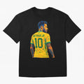 Neymar Jr Oversized T-Shirt Celebrate the Magic of FIFA World Cup 2026 USA Canada Mexico Centered on Messi, France Energy, Match Day Excitement, Supporter Culture, Golden Goals and Global Football Passion; Perfect for Supporters Who Want Bold