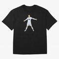 Cristiano Ronaldo celebrates at Real Madrid Oversized T-Shirt Bring a Vintage Feel to FIFA World Cup 2026 Group Stage for Fans of Cristiano Ronaldo, Haaland and CR7 and France and Portugal, Bringing Vintage Soccer Flavor, Modern Football Stars,
