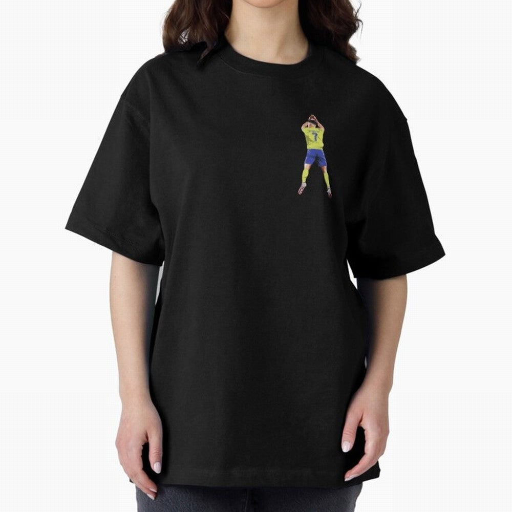 cristiano ronaldo Oversized T-Shirt Show Up for the Glory of Global Football Passion for FIFA World Cup 2026 Group Stage, with Messi and Cristiano Ronaldo, Portugal, Spain and Germany, Classic Soccer Heritage, Championship Pressure, Fan Loyalty and