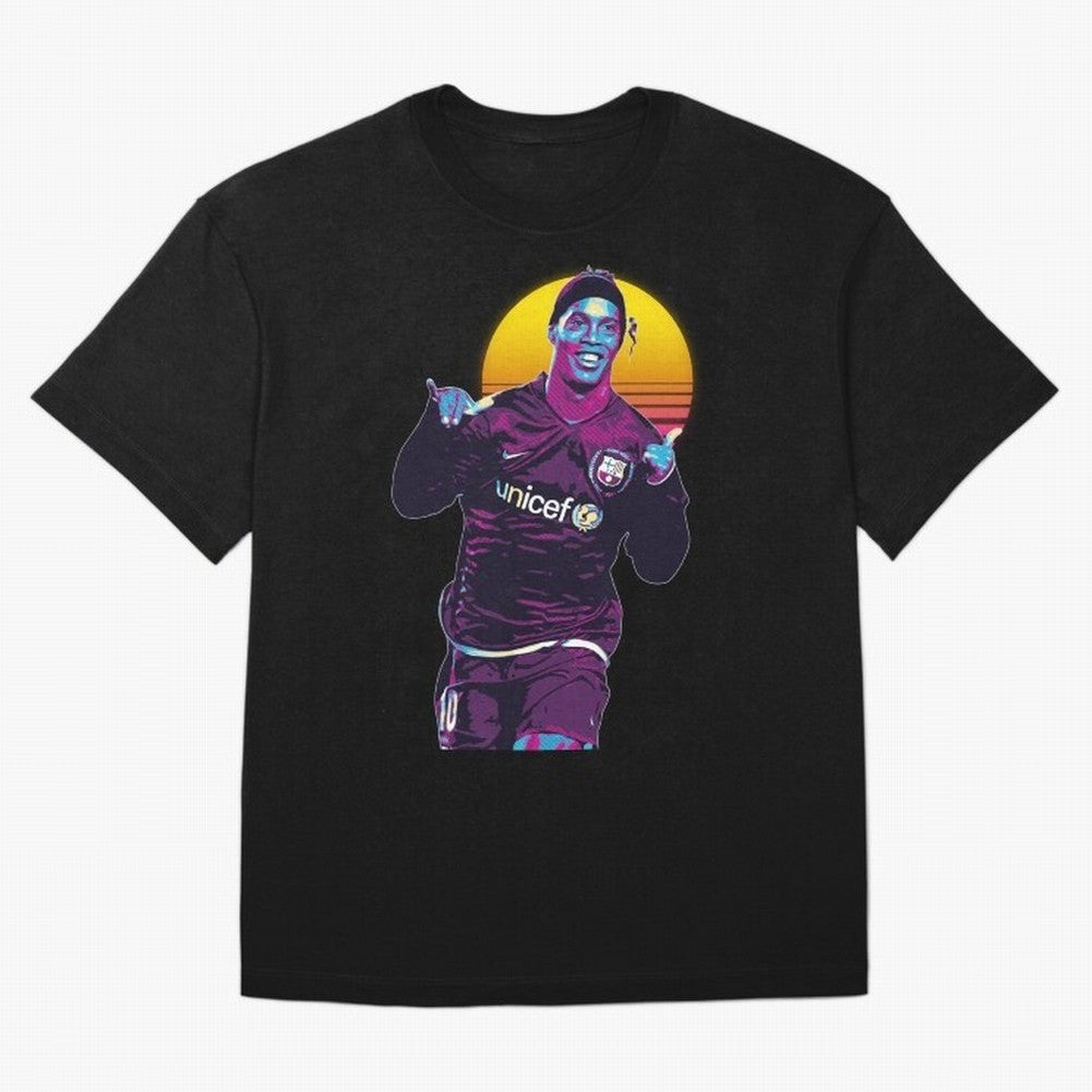 ronaldinho retro Oversized T-Shirt Bring Home Global Football Passion for FIFA World Cup 2026 Group Stage, Built around Messi and Cristiano Ronaldo, Portugal, Football Festival Excitement, Trophy Ambitions, Country Rivalries and Star Player Buzz;