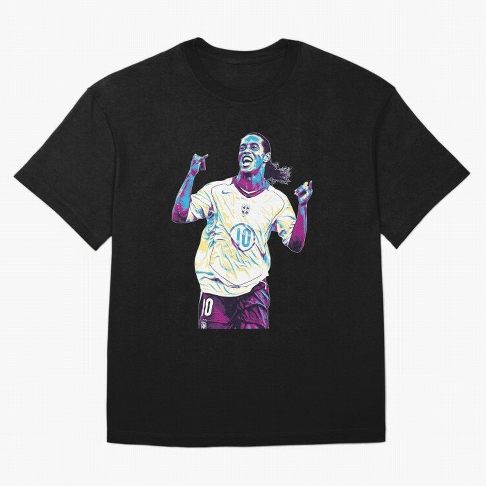 Ronaldinho brazil team Oversized T-Shirt Honor Champions and Dreams in FIFA World Cup 2026 Spirit, Built around England, France and Netherlands, CR7 and Messi, Stadium Chants, National Pride, Trophy Dreams and Unforgettable Football Memories;