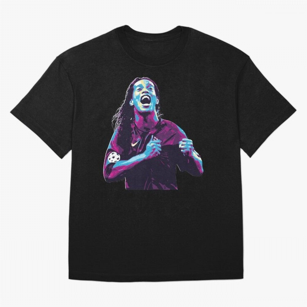 ronaldinho Oversized T-Shirt Get Ready for the FIFA World Cup 2026 USA Canada Mexico Journey through Cristiano Ronaldo, Haaland and CR7 Highlights, Spain Pride, Classic Soccer Heritage, Championship Pressure, Fan Loyalty and International Pride;