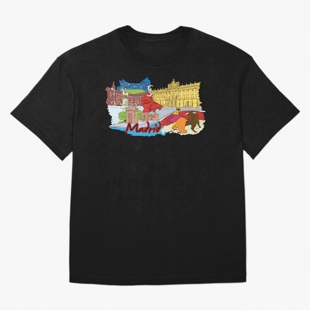 Madrid Oversized T-Shirt Feel the Trophy Chase of Match Day Hype around FIFA World Cup 2026 Group Stage, Messi and Cristiano Ronaldo, Spain, Goal Celebration Energy, Supporter Heritage, Football Icons and Worldwide Tournament Joy; Ideal for