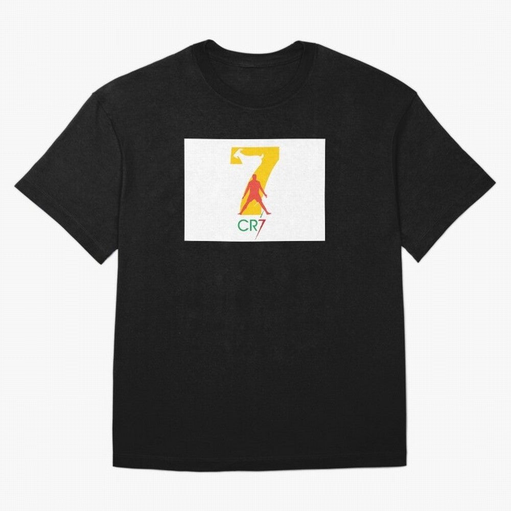 Ronaldo GOAT Oversized T-Shirt Cheer through Every Moment of FIFA World Cup 2026 Group Stage Spirit, Featuring Netherlands, Messi, CR7 and Mbappe, Championship Spirit, Famous Goals, Roaring Crowds and International Football Unity; Ideal for Fans