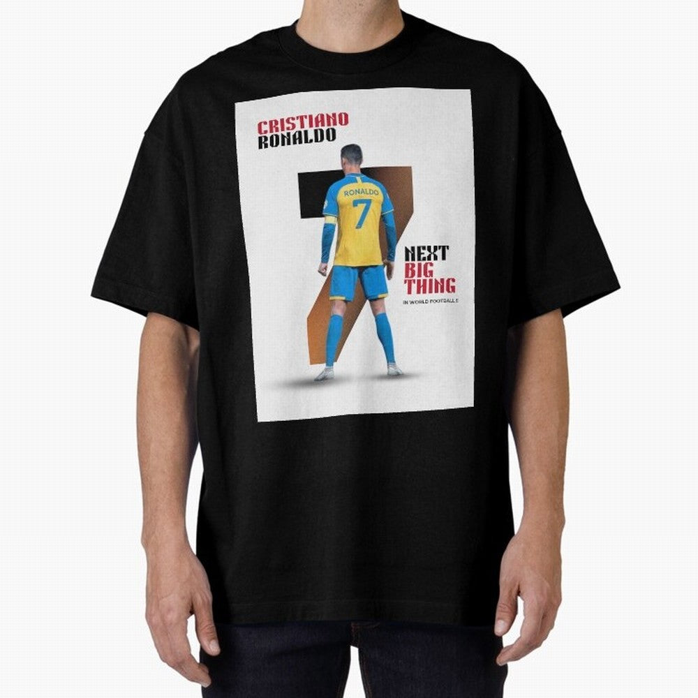 Cristiano Ronaldo Oversized T-Shirt Celebrate Rivalries and Pride in the FIFA World Cup 2026 USA Canada Mexico Journey through Haaland and Mbappe Highlights, Argentina Pride, Game Day Rituals, Football Legends, Country Pride and the Road to the