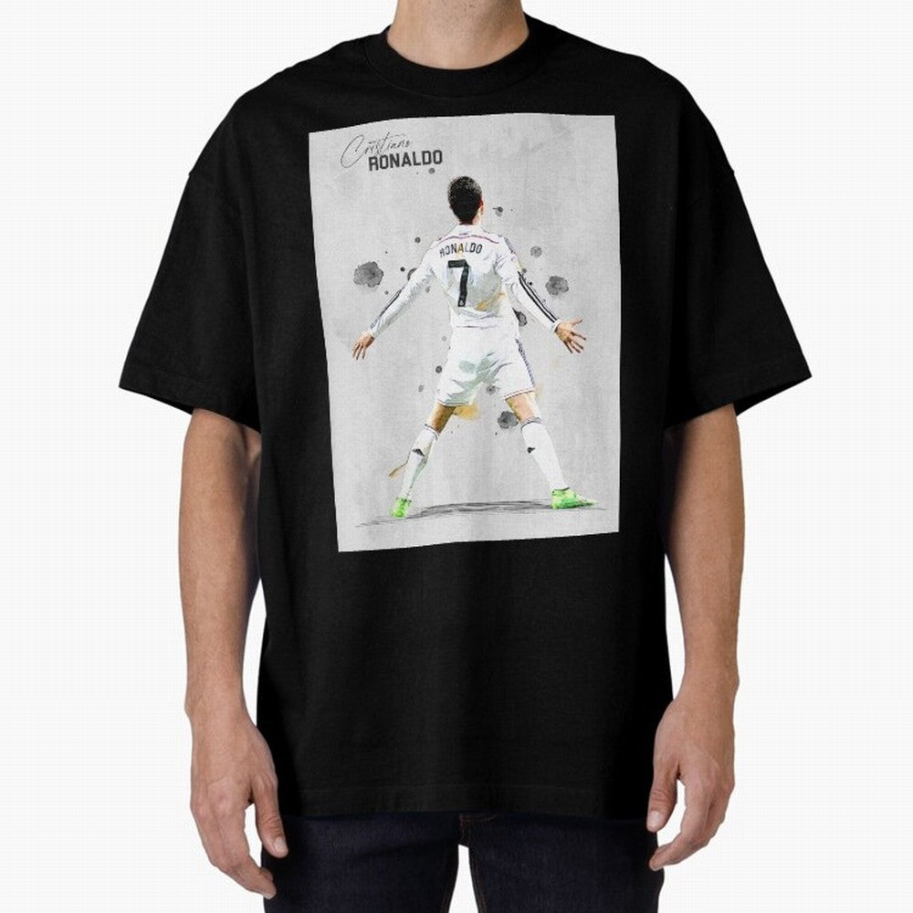 RM Legend Player Ronaldo Oversized T-Shirt Represent Football Lovers during FIFA World Cup 2026 USA Canada Mexico for Fans of Mbappe and Neymar and England and Germany, Bringing Stadium Chants, National Pride, Trophy Dreams and Unforgettable