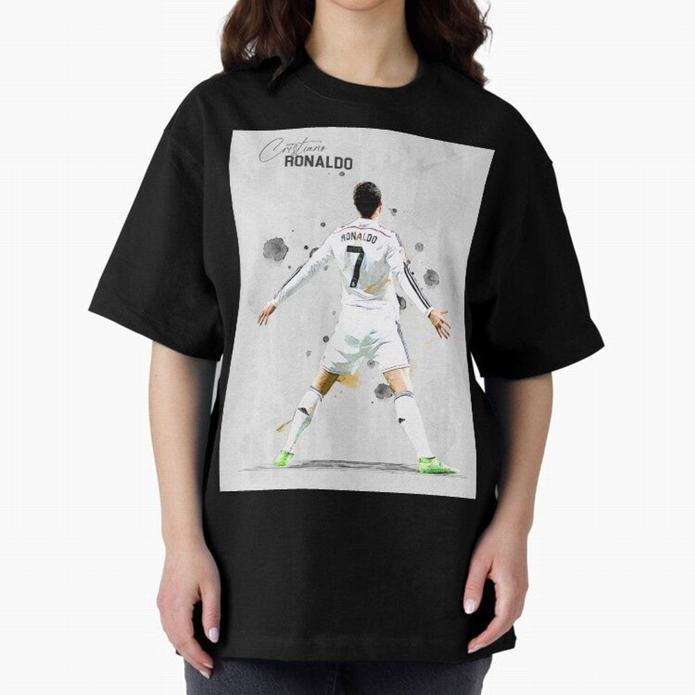 RM Legend Player Ronaldo Oversized T-Shirt Represent Football Lovers during FIFA World Cup 2026 USA Canada Mexico for Fans of Mbappe and Neymar and England and Germany, Bringing Stadium Chants, National Pride, Trophy Dreams and Unforgettable