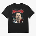 Cristiano Ronaldo CR7 Iconic T-Shirt Oversized T-Shirt Live the Energy of FIFA World Cup 2026 Spirit, with Argentina and Brazil, Messi, CR7 and Mbappe, Sports Nostalgia, International Competition, Famous Players and Unforgettable Victories; Ideal
