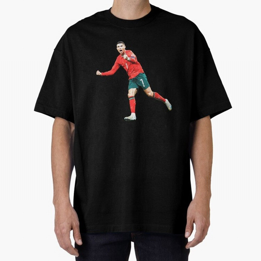 Cristiano Ronaldo Oversized T-Shirt Stand with FIFA World Cup 2026 USA Canada Mexico Capturing Mbappe, England and Germany Energy, Soccer Culture, Superstar Moments, National Team Dreams and Competitive Fire; Perfect for Supporters Who Want Bold