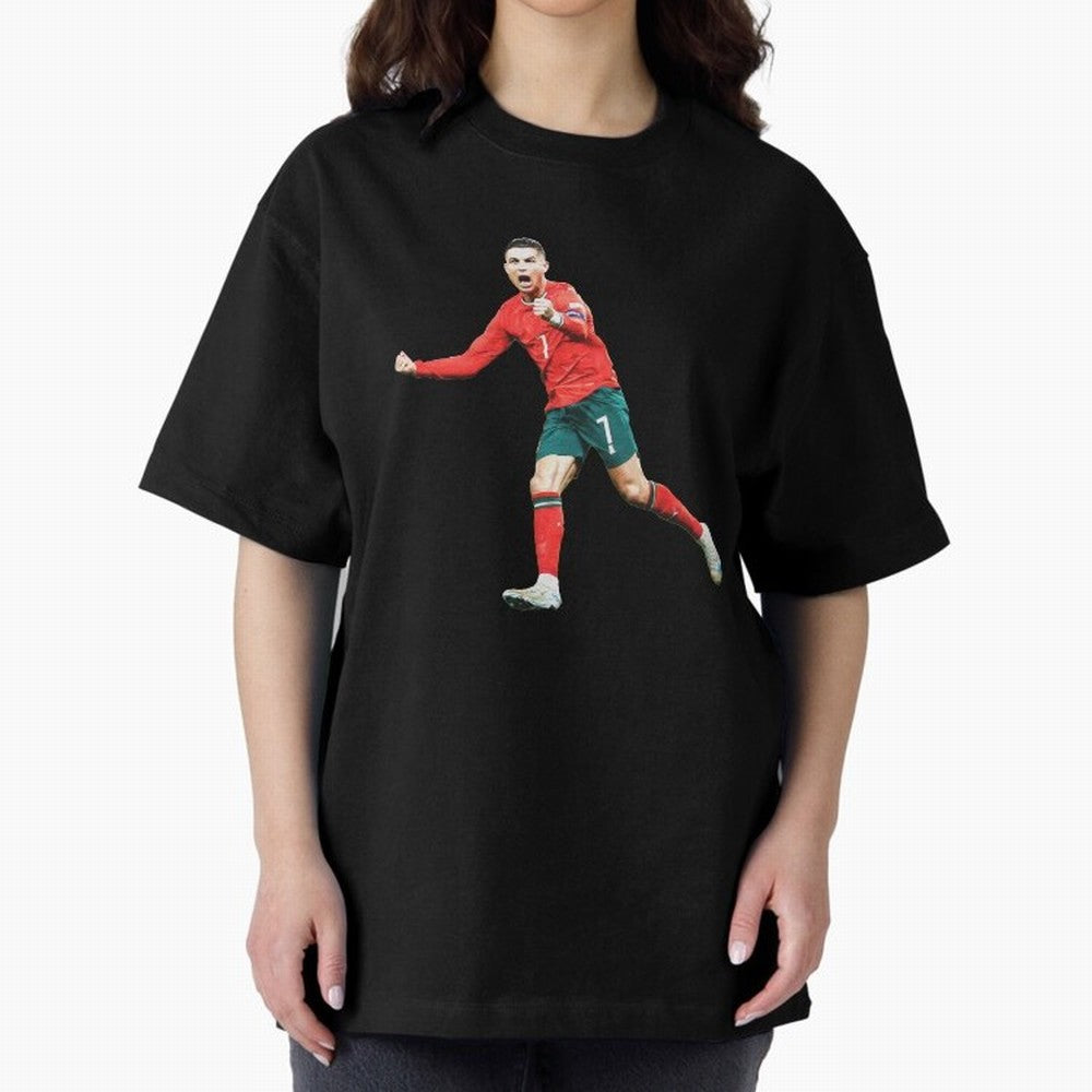 Cristiano Ronaldo Oversized T-Shirt Stand with FIFA World Cup 2026 USA Canada Mexico Capturing Mbappe, England and Germany Energy, Soccer Culture, Superstar Moments, National Team Dreams and Competitive Fire; Perfect for Supporters Who Want Bold
