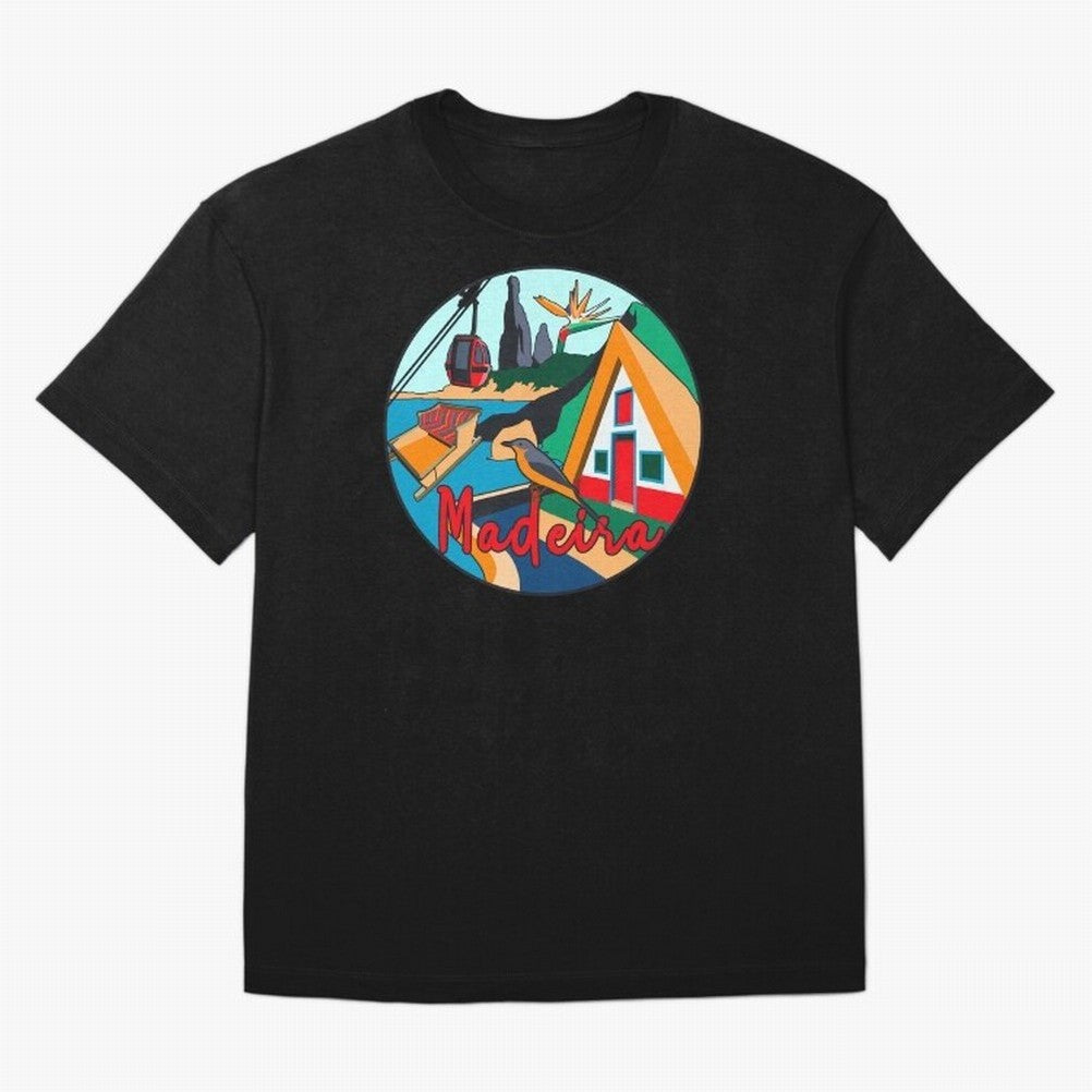 Madeira Oversized T-Shirt Show Your Stadium Side during FIFA World Cup 2026 Group Stage for Fans of Messi and Argentina, France and Brazil, Bringing Champion Mindset, Group Stage Buzz, Knockout Tension and Passionate Fan Culture; Great for Watch