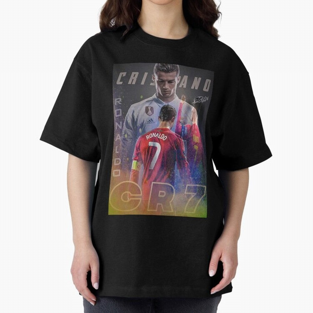 CR7 Oversized T-Shirt Represent Fans Who Live for the FIFA World Cup 2026 Group Stage Journey through Cristiano Ronaldo, Haaland and CR7 Highlights, France Pride, Stadium Memories, Football Loyalty, International Chants and Championship Tradition;