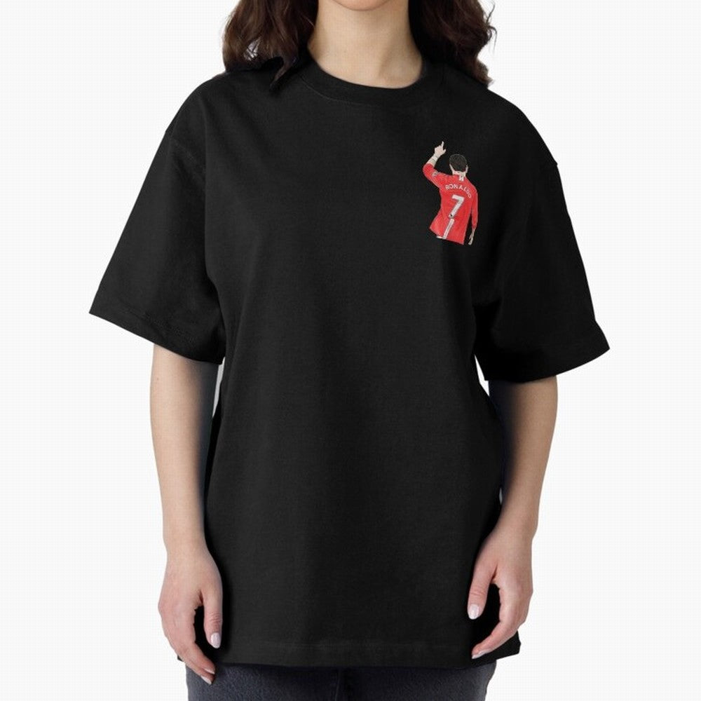 Cristiano Ronaldo CR7 Oversized T-Shirt Celebrate Supporters United by Match Day Hype around FIFA World Cup 2026, Mbappe, Argentina, Soccer Culture, Superstar Moments, National Team Dreams and Competitive Fire; Great for Supporters Who Love