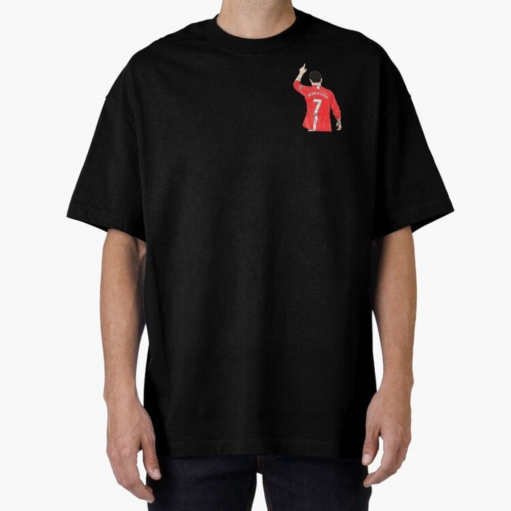 Cristiano Ronaldo CR7 Oversized T-Shirt Celebrate Supporters United by Match Day Hype around FIFA World Cup 2026, Mbappe, Argentina, Soccer Culture, Superstar Moments, National Team Dreams and Competitive Fire; Great for Supporters Who Love