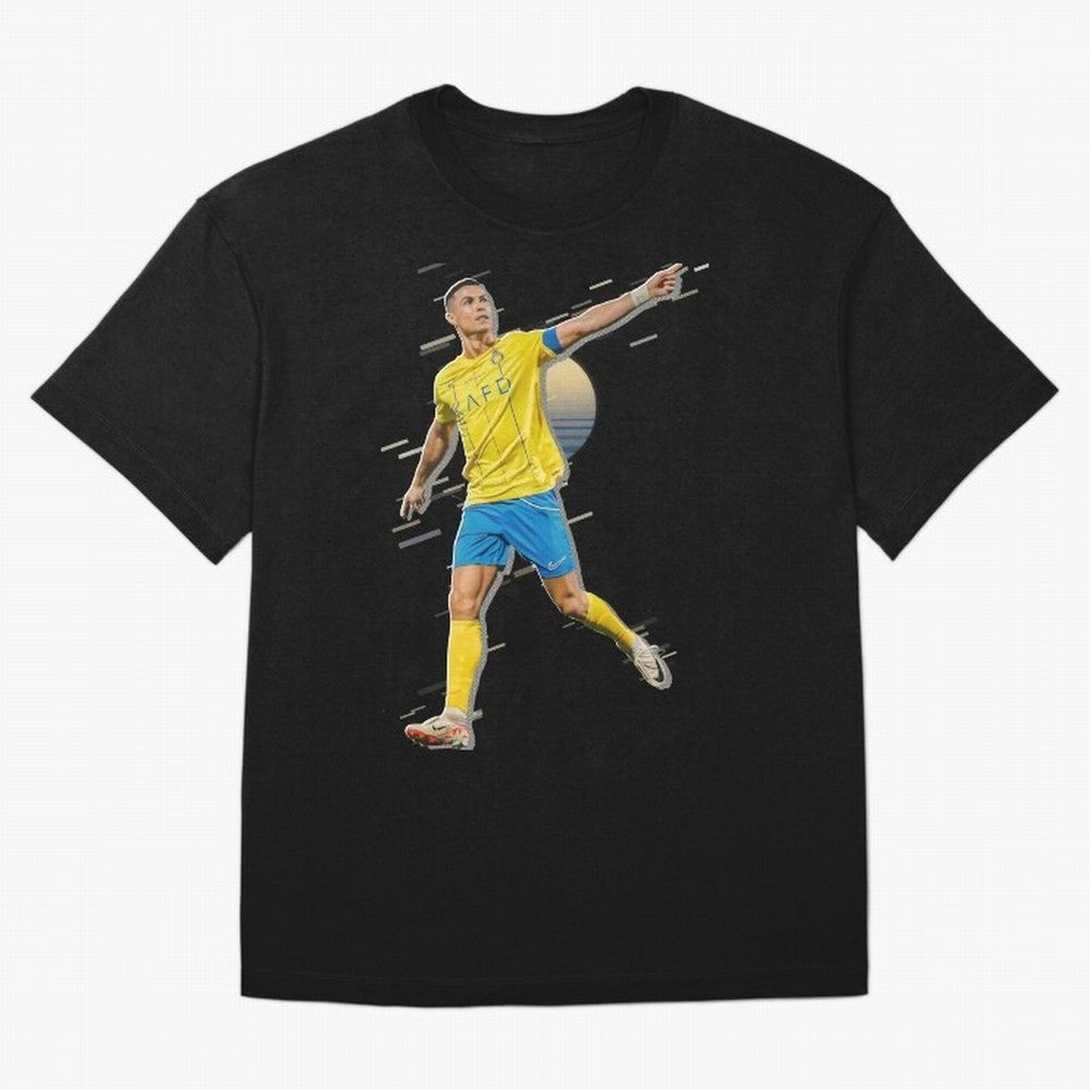 Ronaldo al nassr Oversized T-Shirt Refresh Match Day Hype around FIFA World Cup 2026 USA Canada Mexico, CR7 and Messi, France and Portugal, Championship Spirit, Famous Goals, Roaring Crowds and International Football Unity; Ideal for Football Dads,