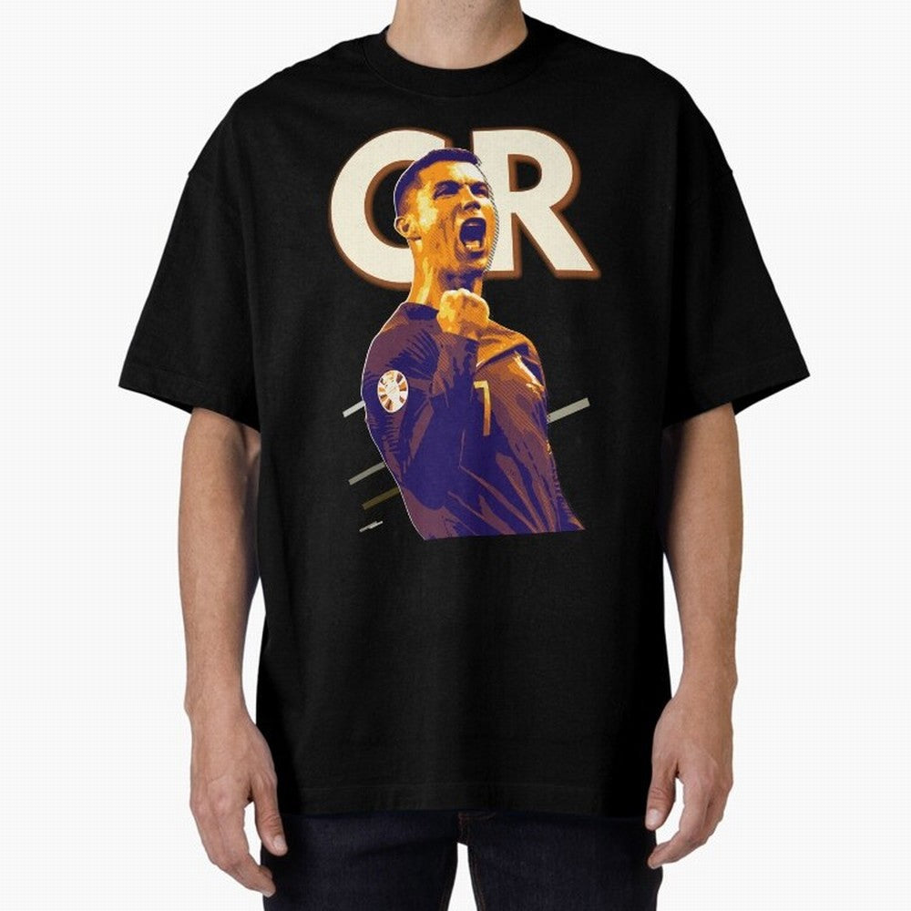 Cristiano Ronaldo Oversized T-Shirt Embrace Match Day Hype around FIFA World Cup 2026 Group Stage, Messi, Neymar and Mbappe, Portugal, Football History, Final Match Energy, Crowd Noise and Once in a Lifetime Moments; Perfect for Supporters Who Want