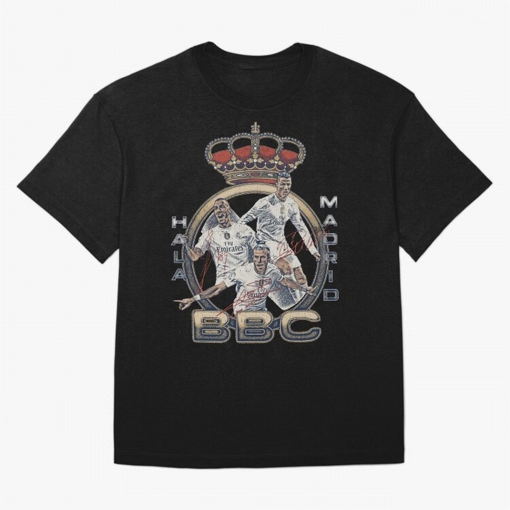 BBC of Real Madrid Oversized T-Shirt Feel Match Day Hype around FIFA World Cup 2026 Group Stage, Haaland, Portugal, Spain and Germany, Match Day Excitement, Supporter Culture, Golden Goals and Global Football Passion; Made for Collectors Who Enjoy