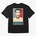 Ronaldo Siuu! - Hope Oversized T-Shirt Stand with FIFA World Cup 2026 Group Stage Centered on Haaland, France Energy, Match Day Excitement, Supporter Culture, Golden Goals and Global Football Passion; Ideal for Fans Who Follow Messi, Cristiano